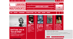 Desktop Screenshot of libreriasindependientes.com
